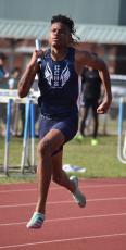 Marco Henson (pictured during an April home meet) placed fourth in the 300 hurdles and seventh in the 110 hurdles last weekend at the state Class 7A meet in Carrollton. (Andy Diffenderfer, Tribune & Georgian)