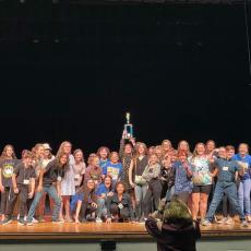 Saltwater Performing Arts cast and crew recently won an invitation to regional competition.