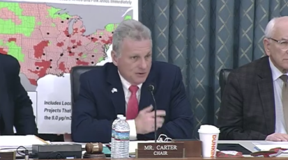 U.S. Rep. Buddy Carter, R-Pooler, leads a congressional subcommittee looking into the Biden administration’s new airborne particulate matter standards.
