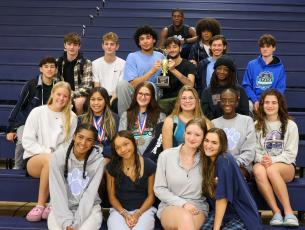 The Camden County swimmers finished second overall at the Region 1-7A meet last Thursday in Douglas. (Submitted photo)