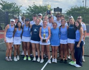 Both the Camden County High boys and girls tennis teams will be at home in the first round of the state Class 7A playoffs. (Submitted photo)