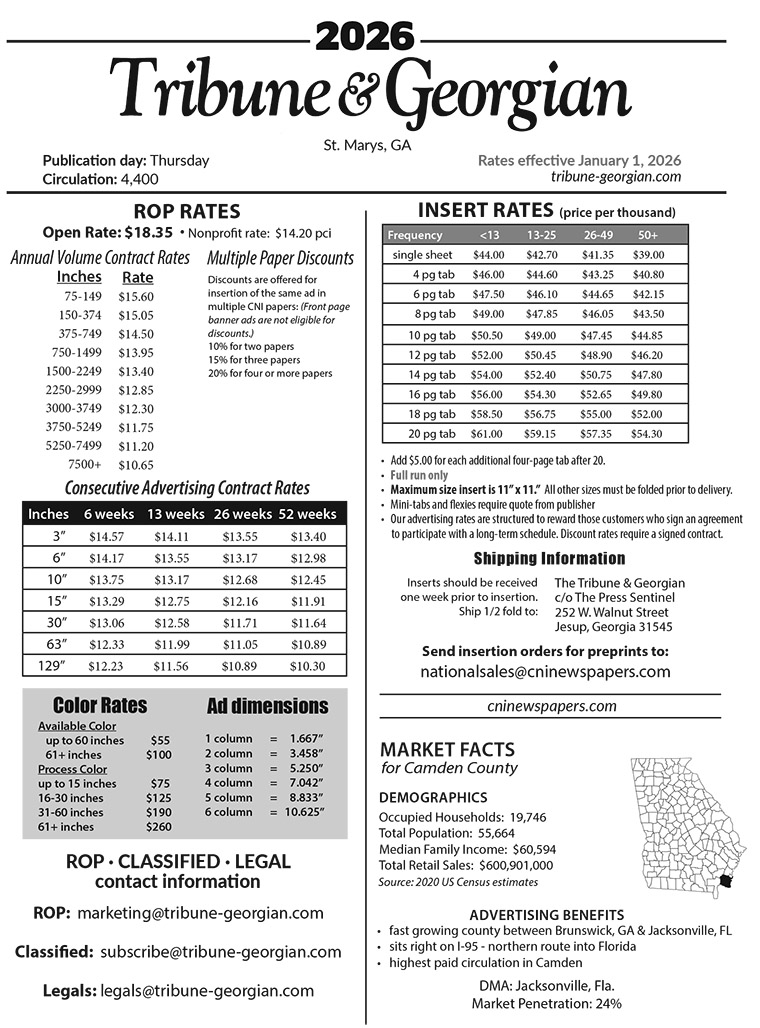 Rate Card