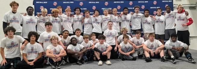 Camden boys and girls wrestling teams won two brackets and placed sixth and seventh at the AAU Scholastic Duals in Fort Lauderdale, Fla. (Submitted photo) 