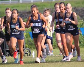 The Camden County girls compete at the Peach State Preview. (Submitted photo)