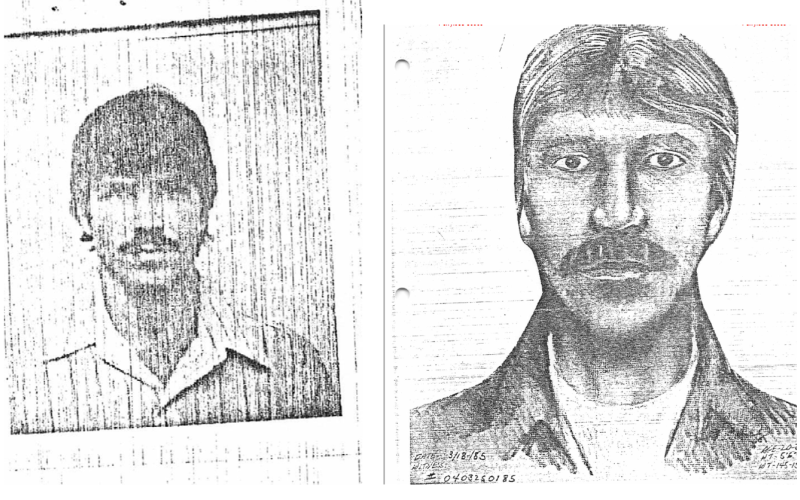 Investigators had the composite sketch of the suspect changed in 1986 to match Erik Sparre's hair at the time.