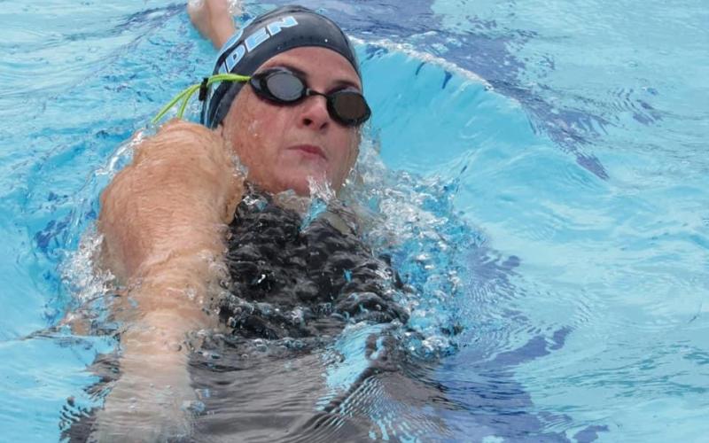 Madison Boyer was among several CCHS swimmers who contributed points for Camden last weekend. (photo by Melissa Boyer)