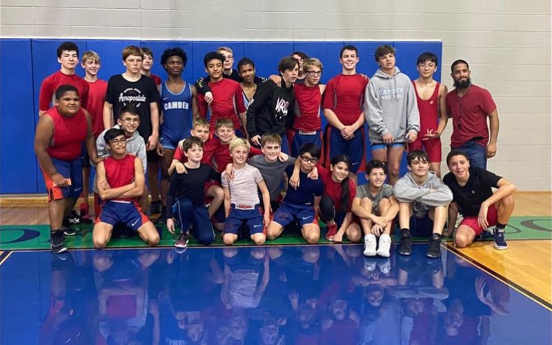St. Marys Middle School wrestling team