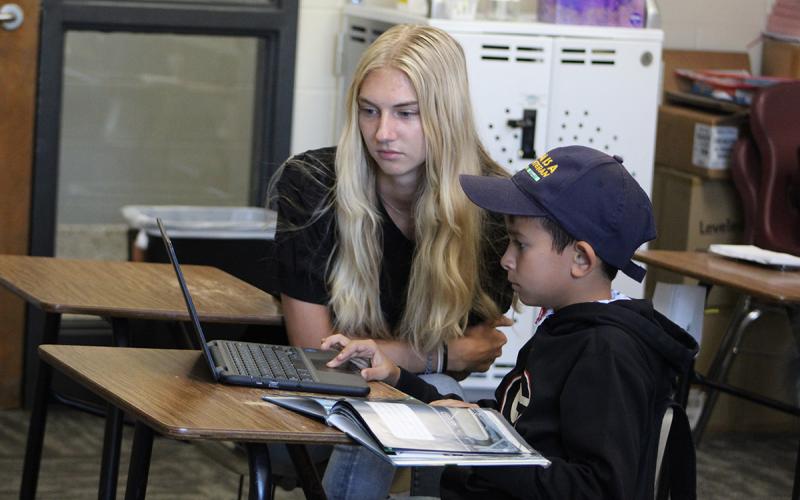 Camden County third- and fourth-graders are participating in a summer school program at Matilda Harris Elementary School.