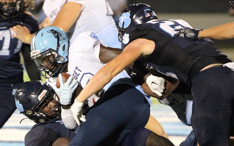 The Wildcat defense forced three turnovers against Somerset Academy. (Scott J. Bryan, Tribune &amp; Georgian)