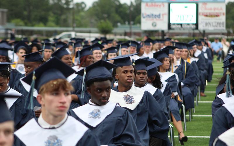 Camden County High School's graduation rate improved to 94.3% this year.