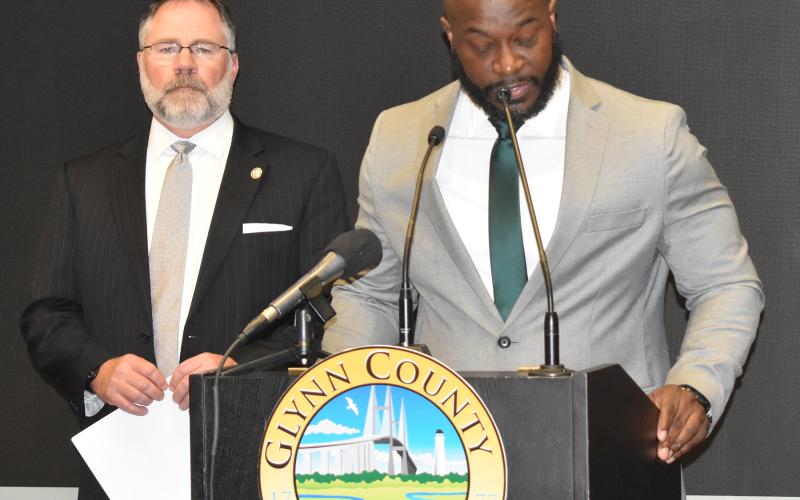FBI Atlanta Assistant Special Agent in Charge Jermaine Deans speaks Jan. 11 during a news conference announcing Operation Ghost Busted.