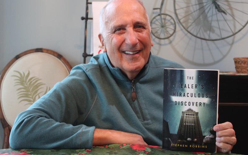 St. Marys’ Stephen Robbins has written a book, “The Healer’s Miraculous Discovery,” a blend of historical fiction and science fiction.