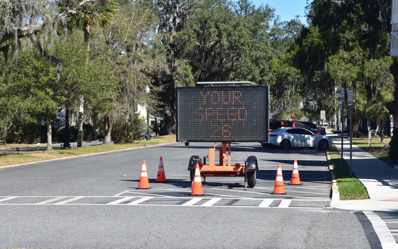 The city of St. Marys is attempting to reduce speeding in the city with a variety of measures.