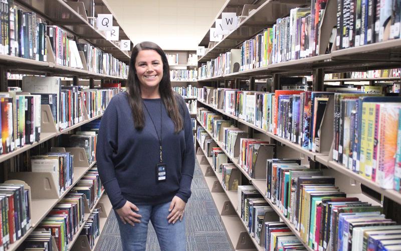 Camden County High School’s Megan Wilson was named the school system’s media specialist of the year.