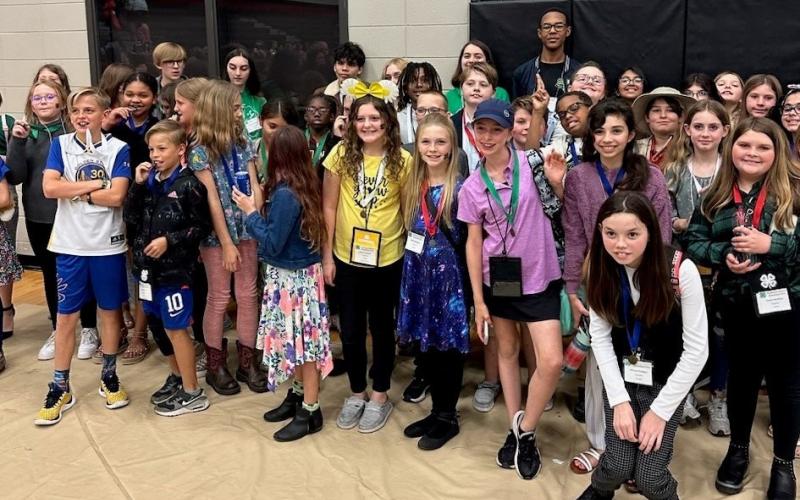 Fifty Camden County 4-H’ers competed in the state’s District Project Achievement contests.