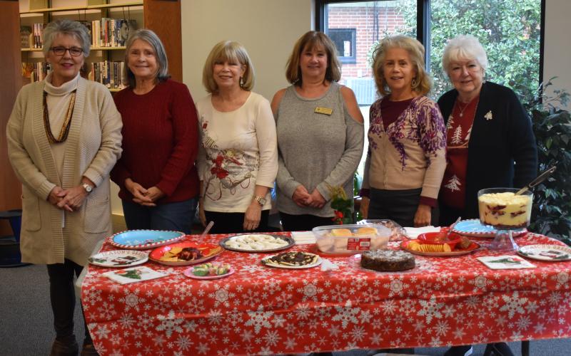The 641 Book Club at the St. Marys Public Library meets every month. From left are Kim Stahl, Mary Ann Intravia, Jeanne Earley, Caryn Burke, Rose Bergstrom and Dot McDonald.