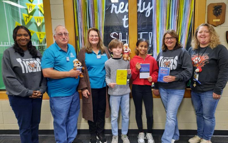 The Kiwanis Club of St. Marys recently donated dictionaries to third- and fifth-graders at five Camden County elementary schools.