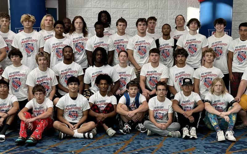 Camden wrestlers finished first, fourth, seventh and ninth June 21-26 at the AAU Scholastic Duals in Fort Lauderdale, Fla. (Submitted photo)