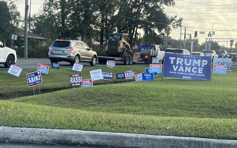 Campaign signs were everywhere the last couple of months in anticipation of the 2024 election.