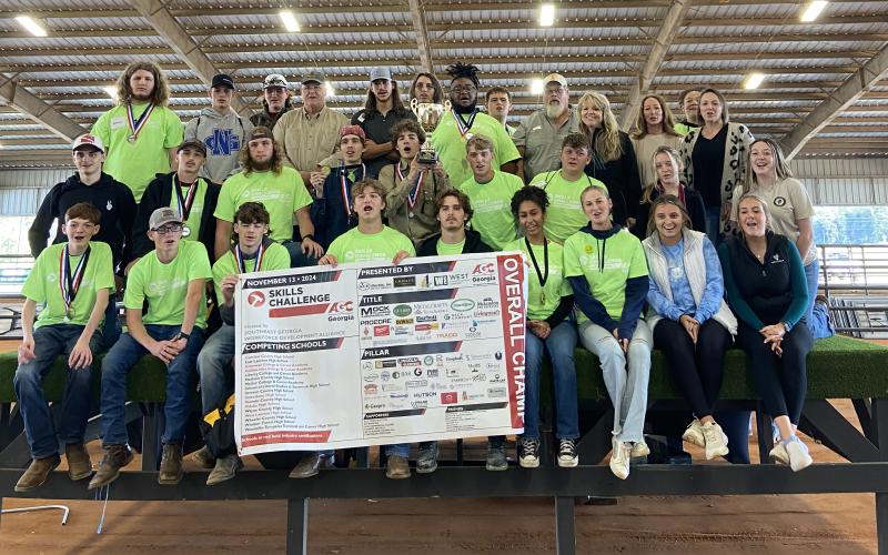 Camden County High School’s SkillsUSA team recently competed in the AGC Skills Challenge in Statesboro.