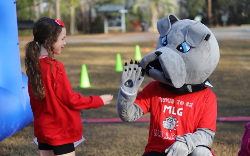 Mamie Lou Gross hosted the Run With Hearts 5K and Tater Tot Trot 1 Mile Kids’ Run on Saturday in Woodbine.