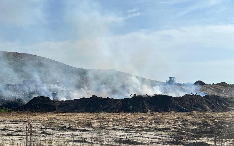 The Camden County Emergency Management Agency and local fire departments have been working to put out two fires at county landfills.