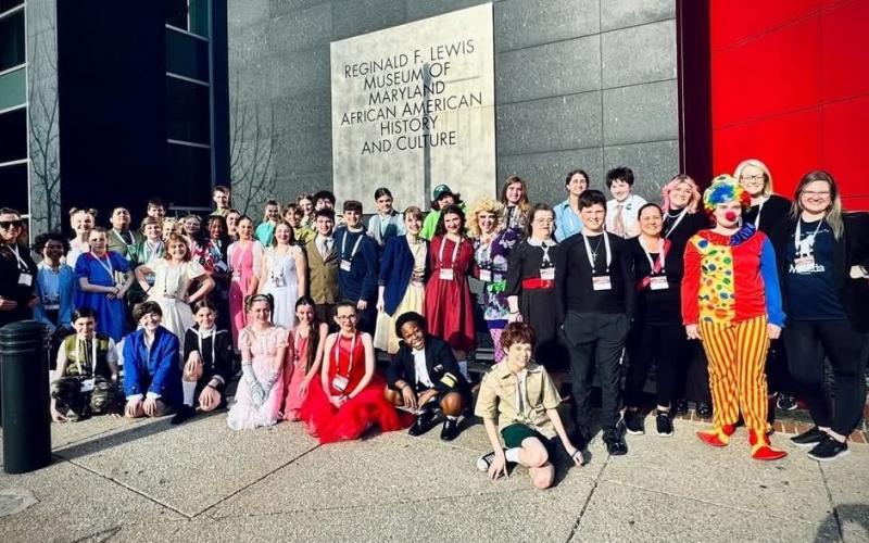 The cast and crew of Saltwater Performing Arts’ “Matilda the Musical” won numerous awards at the Southeastern Theatre Conference in Baltimore, Md.