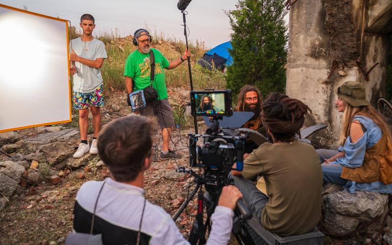 Tandem Media and Pigmental Studios kicked off production for the feature film, “Roadware,” on April 25-26 at the former paper mill site in St. Marys.