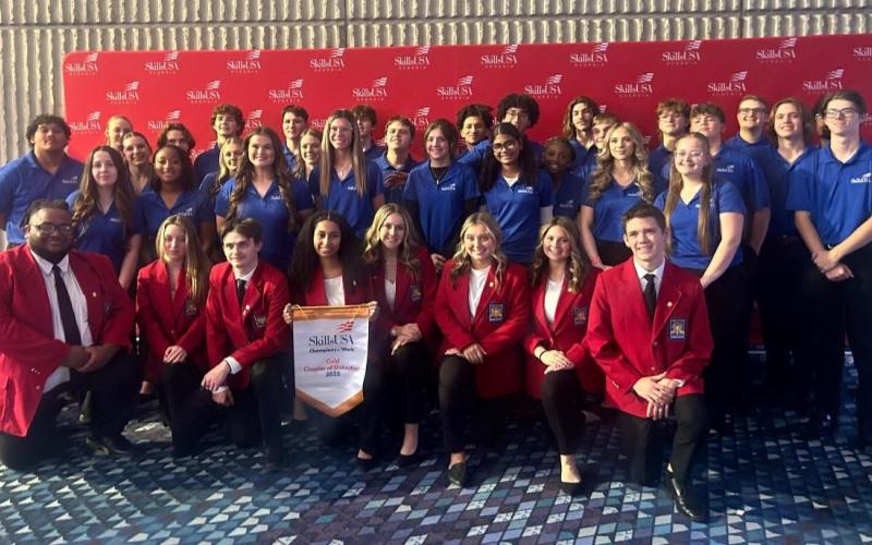SkillsUSA Camden County recently was named a Model of Excellence, one of only 24 chapters in the nation to receive the designation.