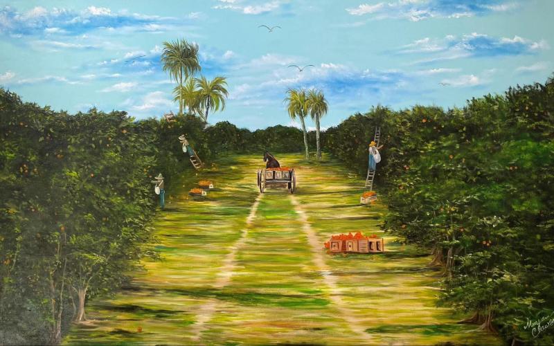“Old Florida Orange Grove”