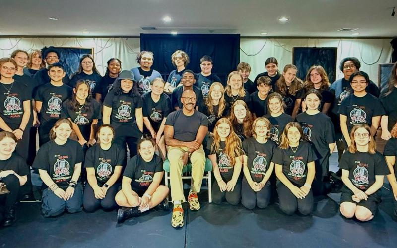 Saltwater Performing Arts recently hosted a Masters of Broadway class with Broadway veteran T. Oliver Reid.