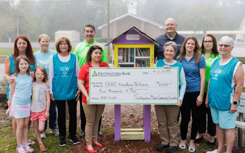 A $2,000 grant from the Southeastern Bank Community Foundation has helped established Little Free Library boxes in North Camden.