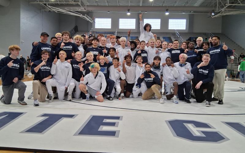 The Camden County boys wrestliers won their 12th straight Georgia High School Association state duals championship and 13th state duals title overall last weekend, overpowering North Gwinnett, Archer, Walton and Buford in Kingsland. (Andy Diffenderfer, Tribune &amp; Georgian)