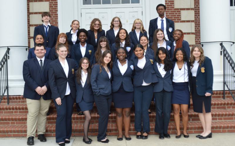 The Camden County High School Future Business Leaders of America (FBLA) recently competed in the Region Leadership Conference.