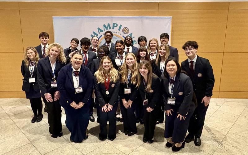 The Camden County High HOSA club recently competed in the State Leadership Conference.