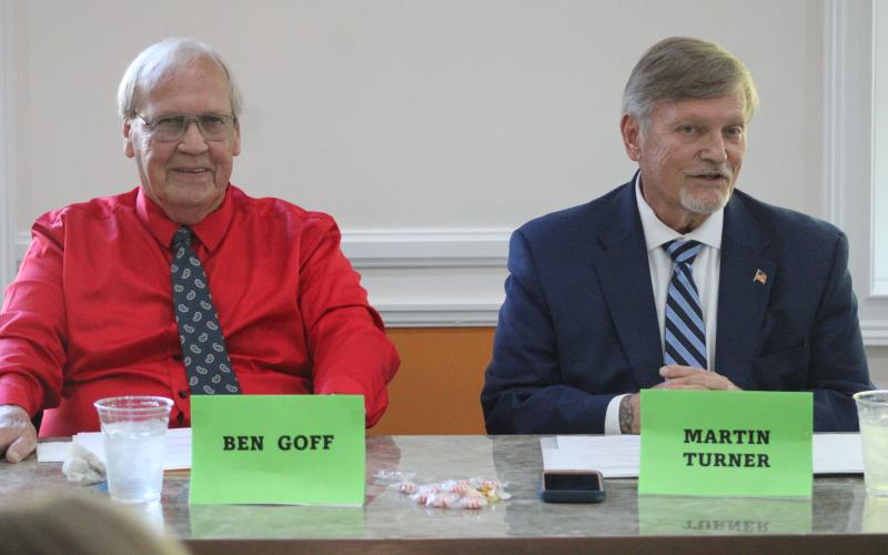 C Ben Goff, left, and Martin Turner are vying for the Camden County Board of Commissioners District 2 seat. Turner is the incumbent.