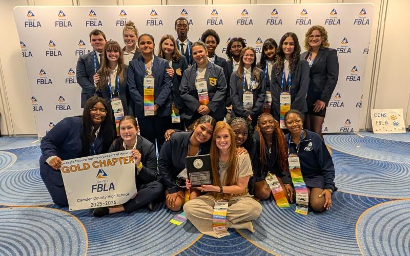 The Camden County High School Future Business Leaders of America chapter won the Georgia Gold Chapter of the Year honor for the fourth consecutive year.