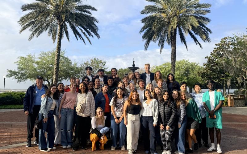 Students in the Georgia Rotary Student Program visited Camden County recently.