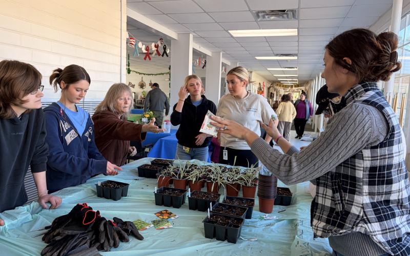 Camden County High School SkillsUSA and FFA members partnered for a Day of Service at the Woodbine Senior Center on March 18.