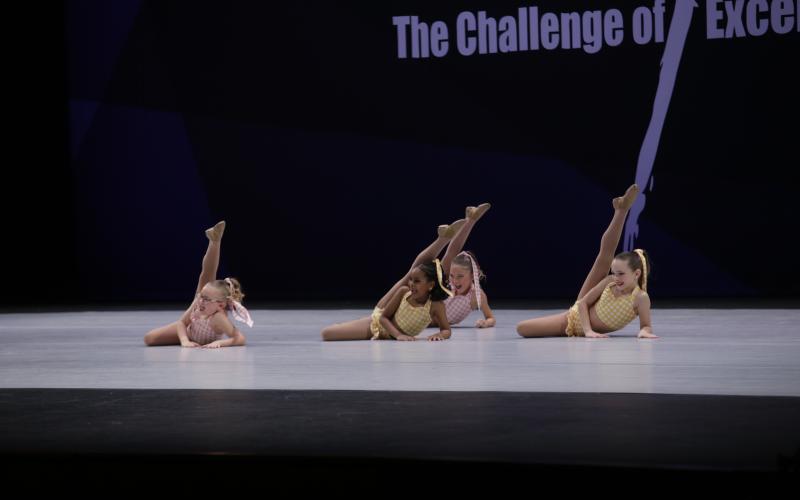 Caroline Mills, Asokha Tyson, Brielle Boeskool and Lucia Pulley perform “Vacation.”