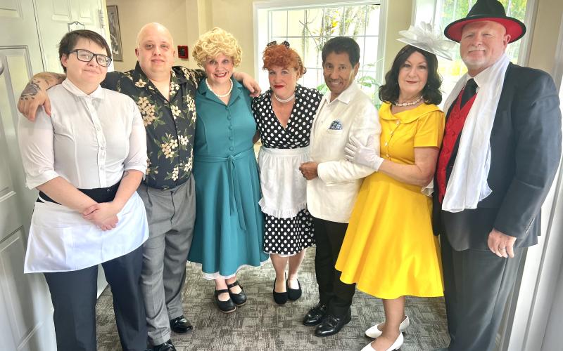 The St. Marys Little Theatre recently performed its dinner theater production of “Trouble at the Tropicabana.”