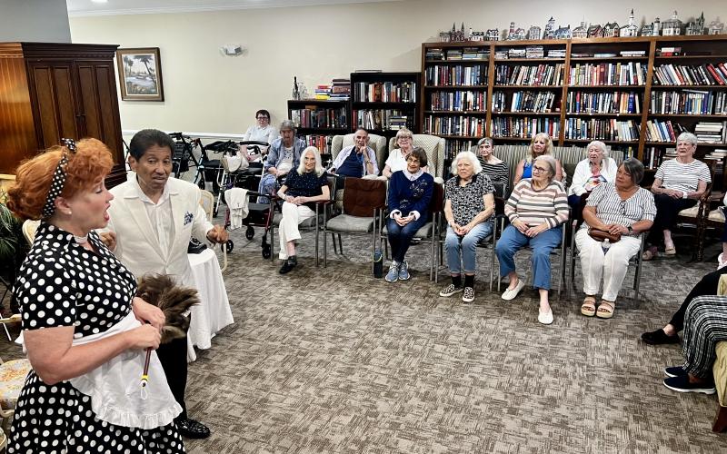 The St. Marys Little Theatre recently performed its dinner theater production of “Trouble at the Tropicabana.”