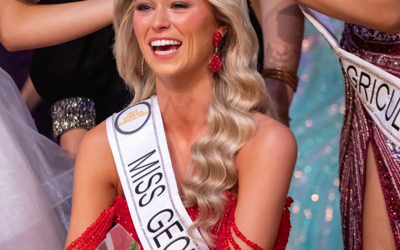 Camden County Middle School agriculture teacher Brooke Vanzant won Miss Georgia Agriculture last weekend in Glennville. (Tanisha Dorsey | Crowning Moments Photography)