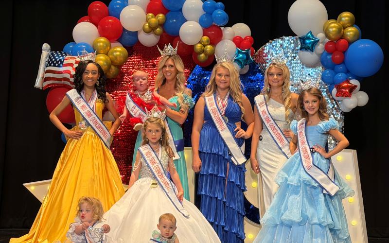 The 2026 Miss Semi-Quincentennial Queens were crowned June 20 at St. Marys Middle School as part of the community’s celebration of America’s 250th anniversary. Winners included Junior Miss Aerilyn Watson, Toddler Miss Emerlynn Jenkins, Ms. Ashton Whitson, Teen Miss Kendall Clark, Miss Baylee Clark, Little Miss Patersyn Whitson, Tiny Miss Jemma Tague, Wee Miss Oaklynn Dugger and Baby Miss Darla Brown.
