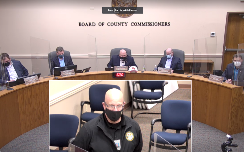 Nassau County Emergency Management Director Greg Foster told county commissioners he hopes the number of vaccines the county receives will increase in the coming weeks.