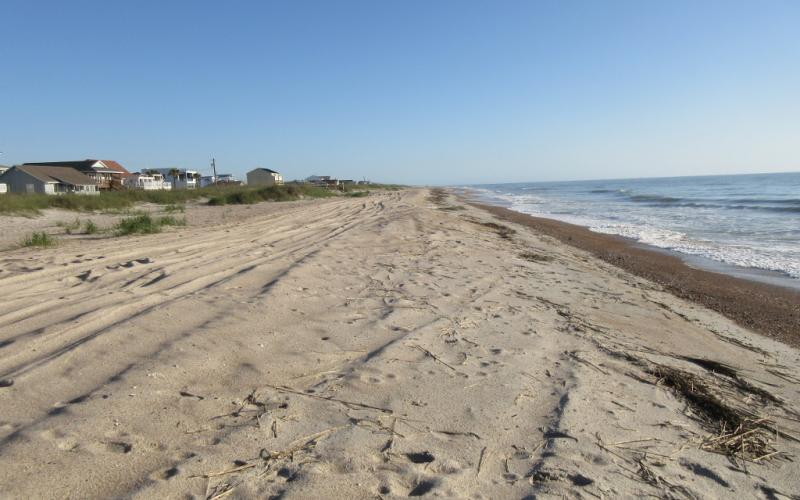 The beach on the north end of Amelia Island remained empty Tuesday morning, although city and county officials are considering what the plan to reopen the beaches would look like. They discussed a date of May 1 but no official date has been set. JULIA ROBERTS/NEWS-LEADER