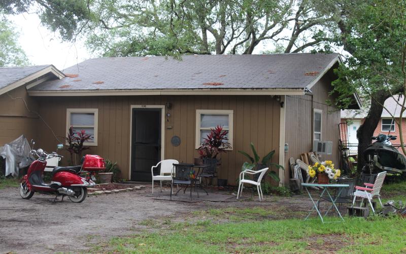 This house on South 10th Street is one of three operated as Grace and Gratitude, which provides people in recovery with a place to stay and services.