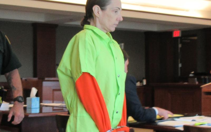 Kimberly Kessler is facing a first-degree murder charge in the case of Joleen Cummings, a Nassau County hairdresser with whom Kessler worked. A competency hearing was held last week, the results of which will be determined next month. JULIA ROBERTS/NEWS-LEADER