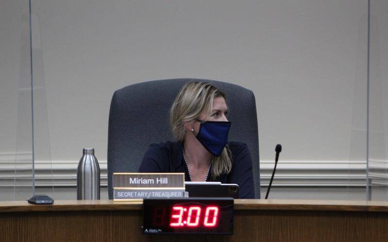 Ocean Highway and Port Authority Commissioner Miriam Hill, left, lost her argument against hiring a former commissioner as interim port attorney, as the commission voted to hire Bob Sturgess.