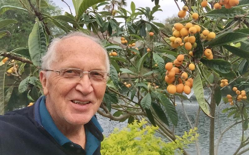 Phil Scanlan on his patio. Scanlan self-isolated after suffering symptoms like those caused by COVID-19, the disease that results from the SARS-CoV-2 virus, also called the novel coronavirus. SUBMITTED PHOTO